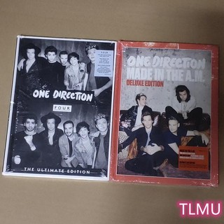 【1D】ทิศทางเดียว ผลิตใน Am + เคสอัลบั้ม One Direction FOUR  CD Yearbook Edition Bundle Case Sealed Made In The AM FOUR (One Direction Made In The A.M. FOUR)