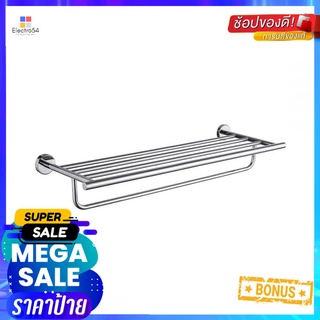 ชั้นวางของพร้อมราว RASLAND RA SH-80-TOW สเตนเลสTOWEL SHELF RASLAND RA SH-80-TOW STAINLESS STEEL