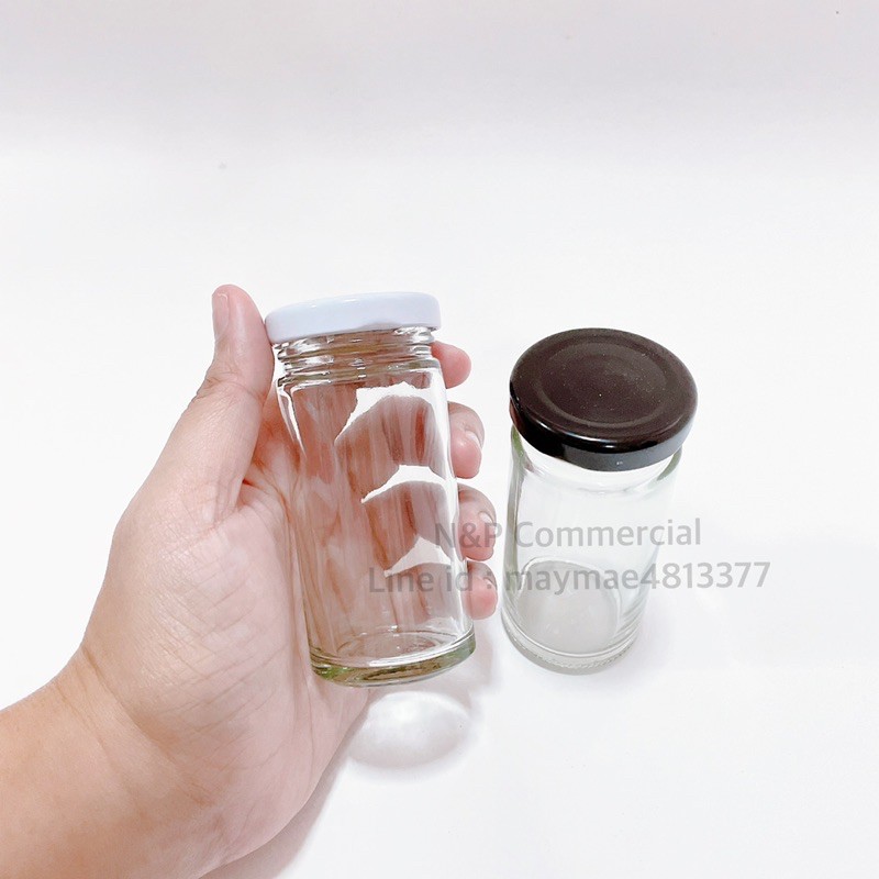 WG-942 กระปุกแก้วเครื่องเทศทรงกระบอก 80ml. พร้อมฝา 43mm รูปที่ 2
