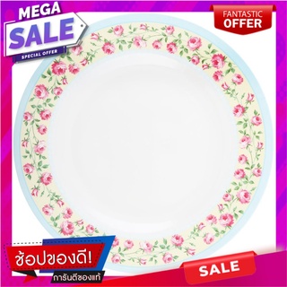 จานเมลามีนตื้น 10" SUPERWARE JULIA อุปกรณ์ใส่อาหาร MELAMINE FLAT PLATE 10" SUPERWARE JULIA