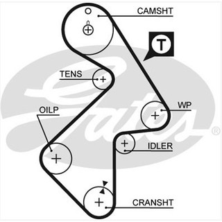 สายพานไทม์มิ่ง CAMRY SXV10 SXV20 ST171 ST191 CELICA ไฟป๊อป 1989- HARRIER 1997- ESTIMA 2000- 3SFE 2.0 5SFE 2.2 T138 GATES