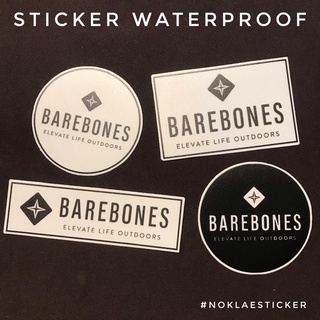 Sticker BAREBONES สติกเกอร์เคลือบด้านกันน้ำคุณภาพดีส่งเร็ว 100%