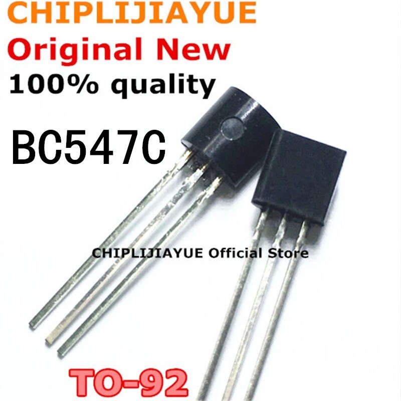 100PCS BC547C TO-92 BC547 TO92 547C ชิปเซ็ต IC ใหม่และดั้งเดิม