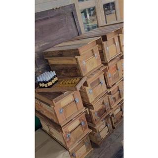 📍สุดคุ้ม ราคาถูก👍🏻 ชุดโปรโมชั่นลังเปล่าล่อผึ้ง 1 ลัง #แถมฟีโ…