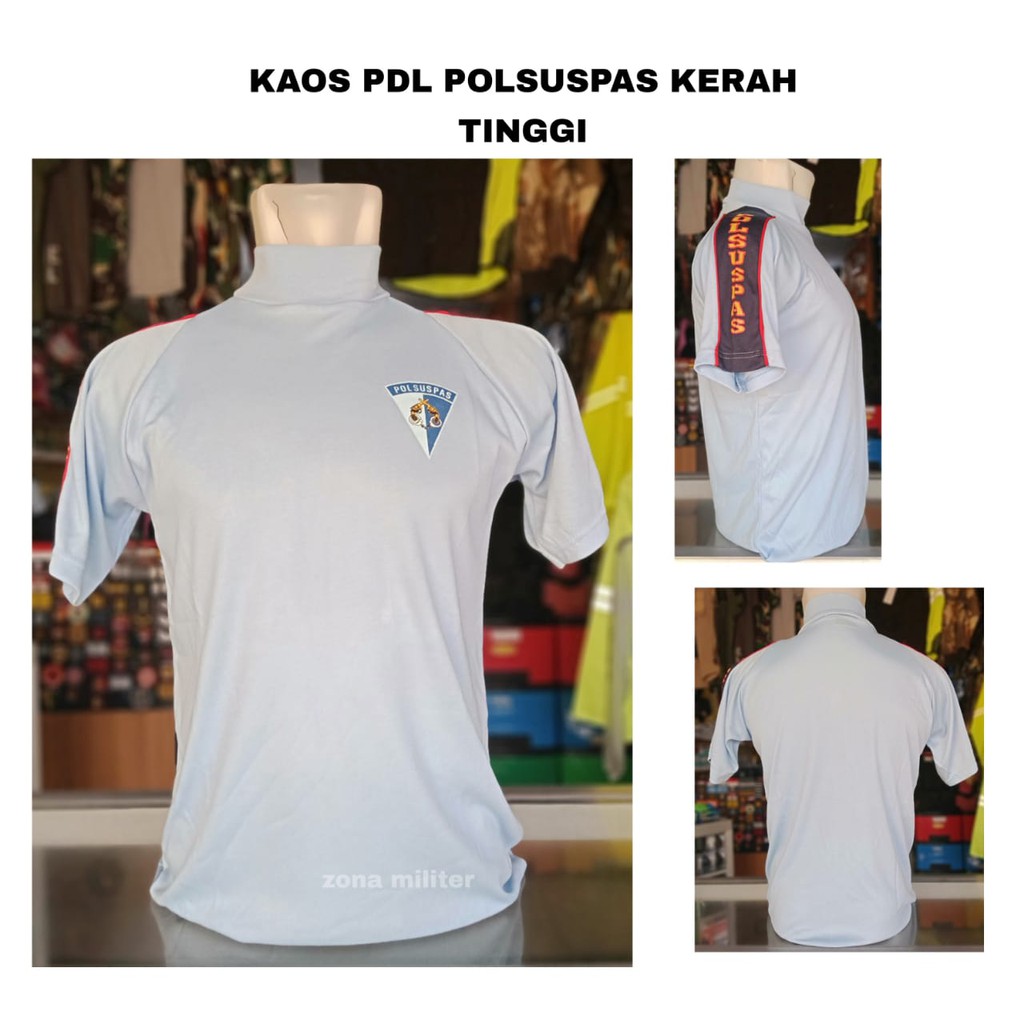 เสื้อยืด BRIGHT BLUE PLSSPAS PDL พร้อมคอปกสูง