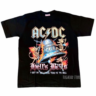 AC001 เสื้อเรืองแสงวงร็อค ACDC เอซีดีซี เสื้อวง เสื้อยืดเอซีดีซี เสื้อวินเทจ