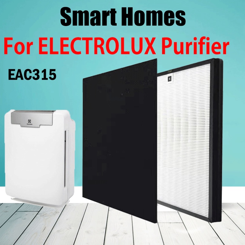 สําหรับเครื่องฟอกอากาศ Electroluxs รุ่น EAC315 ไส้กรองฝุ่น HEPA และไส้กรองกลิ่นคาร์บอน