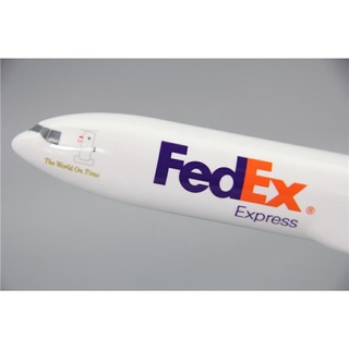 Ruiqing โมเดลเครื่องบินบังคับ McDonnell Douglas MD-11 FedEx สเกล 1:200 ABS สําหรับตกแต่ง