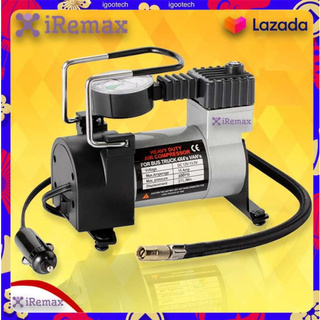 iRemax 12Vปั๊มลมไฟฟ้าติดรถยนต์,ปั๊มลมรถยนต์,150PSIปั๊มลมไฟฟ้…