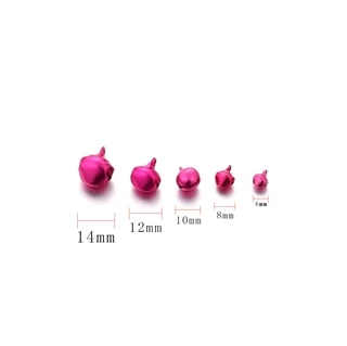 6-14mm กระดิ่ง กระพรวน กระพรวนกระดิ่งวัสดุอลูมิเนียม สำหรับเครื่องประดับ DIY