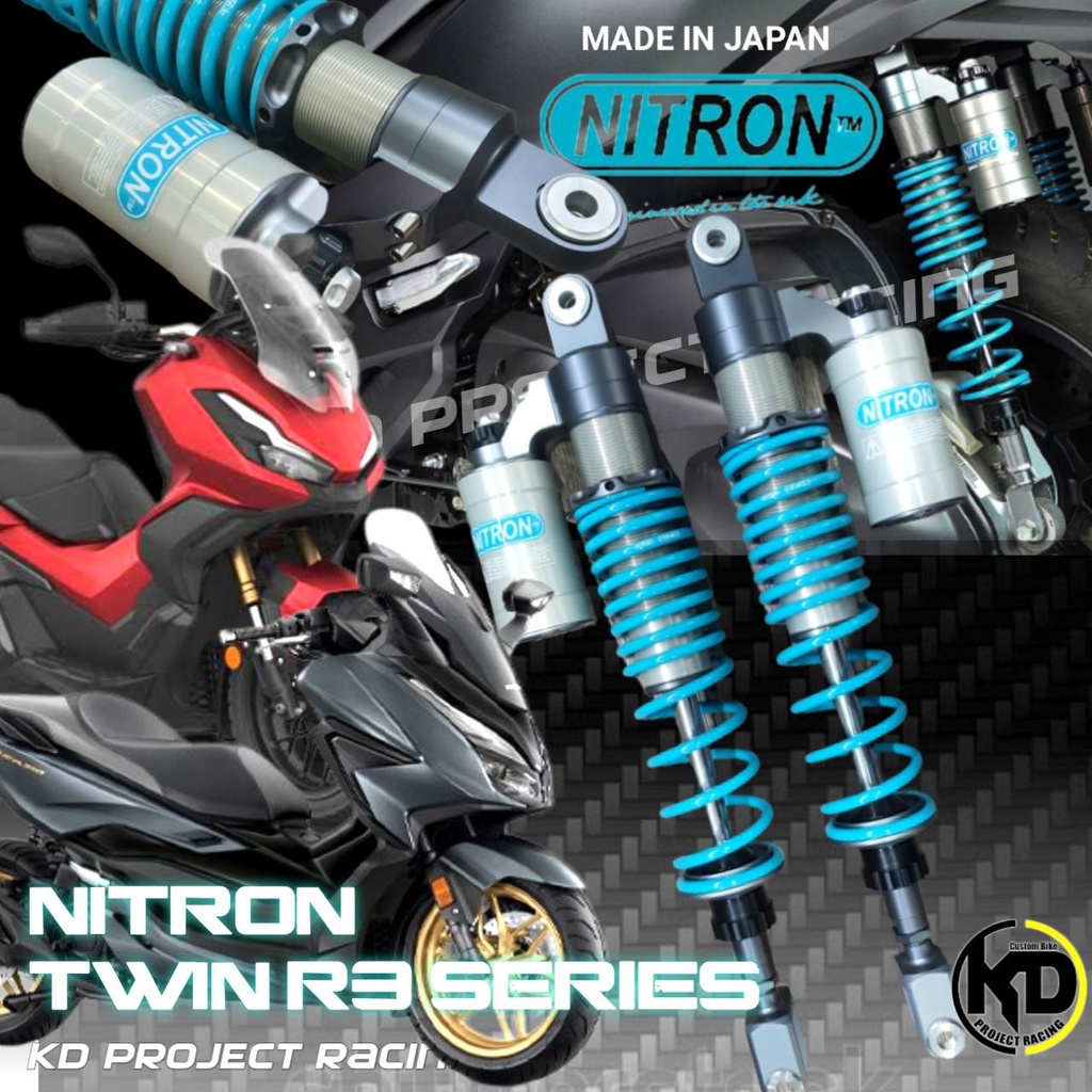 โช๊คหลัง Nitron R3 Series Made in Japan Honda Forza3300,350(430MM)