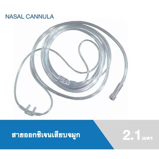 สายออกซิเจน 2.1 เมตร Nasal Oxygen Cannula