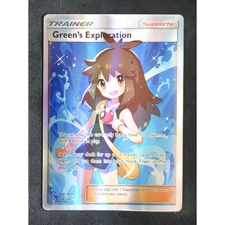 Greens Exploration Trainer 209/214 Pokemon Card (Matt Shadow Series) ภาษาอังกฤษ