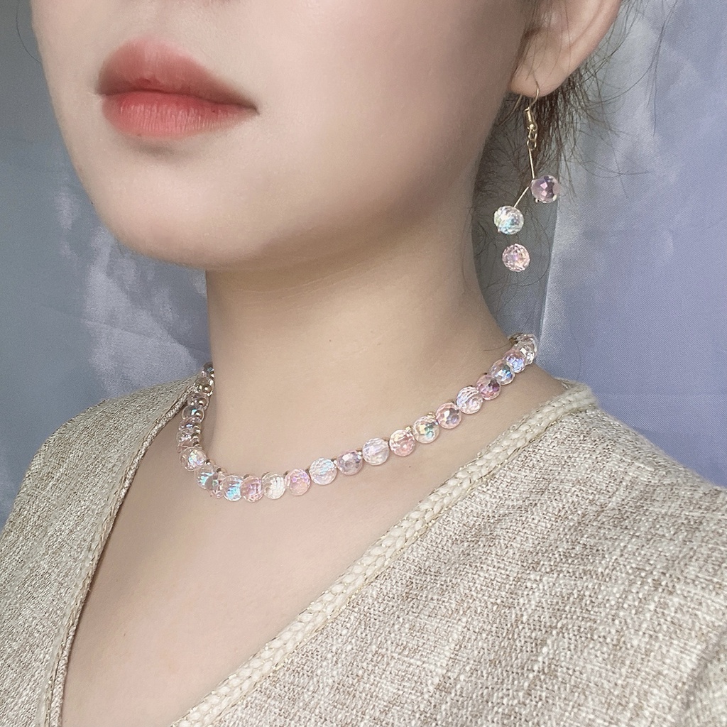 10ชิ้น โปร่งใสหยดน้ํารูปลูกปัดแก้วคริสตัลลูกปัดที่มีสีสันลูกปัดสําหรับ ทําเอง สร้อยข้อมือต่างหูเครื่องประดับลูกปัดทํา (มีรู) - รูปที่ 4