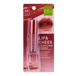 Baby Bright Lip&amp;Cheek Color Stain Essence ลิปเบบี้ไบรท์ ลิปทิ้นท์น้ำตบ (มีครบ 12 สี)