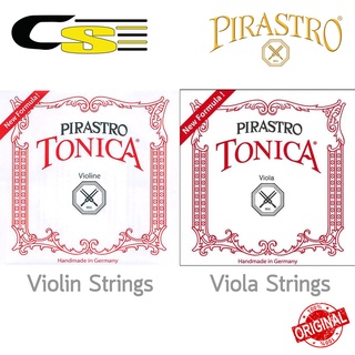 Pirastro Tonica สายไวโอลิน สายวิโอล่า แบบชุด 4เส้น (New Formula)