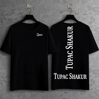ชุดเซ็ต 2 ชิ้น - 2PAC Tupac แขนสั้นแฟชั่นสตรีทตัวละครย้อนยุคเสื้อผ้าสั้น 2PAC เสื้อยืดคอกลม