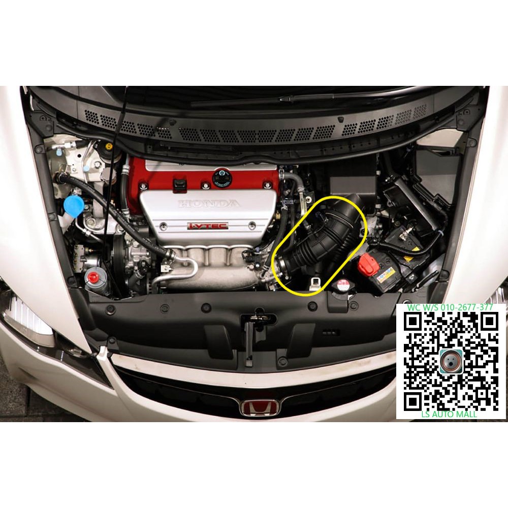 Honda CIVIC ES FD FB 1.8/2.0 เซนเซอร์ทําความสะอาดช่องลม เชื่อมต่อท่อยาง โดยใช้แผนที่เชื่อมต่อ