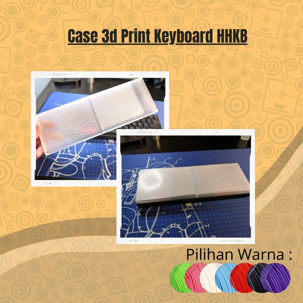 เคส 3d พิมพ์คีย์บอร์ด Hhkb