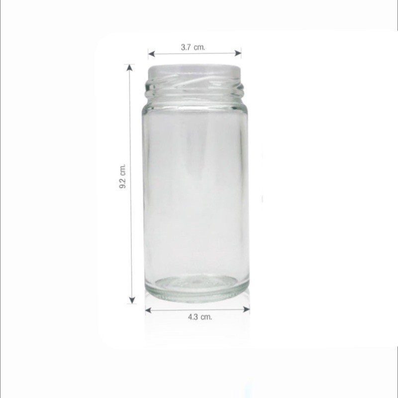 WG-942 กระปุกแก้วเครื่องเทศทรงกระบอก 80ml. พร้อมฝา 43mm รูปที่ 3