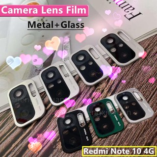 เลนส์กล้อง Xiaomi Redmi Note10 4G Back Camera Lens Screen Protector ฟิล์มเลนส์กล้อง เลนส์กล้อง Xiaomi Note 10 4G Note 10s Note10s Metal Tempered Glass Bumper Cover ฟิล์มกล้อง ฟิล์มวงแหวน Xiaomi Redmi Note 10 Camera Film