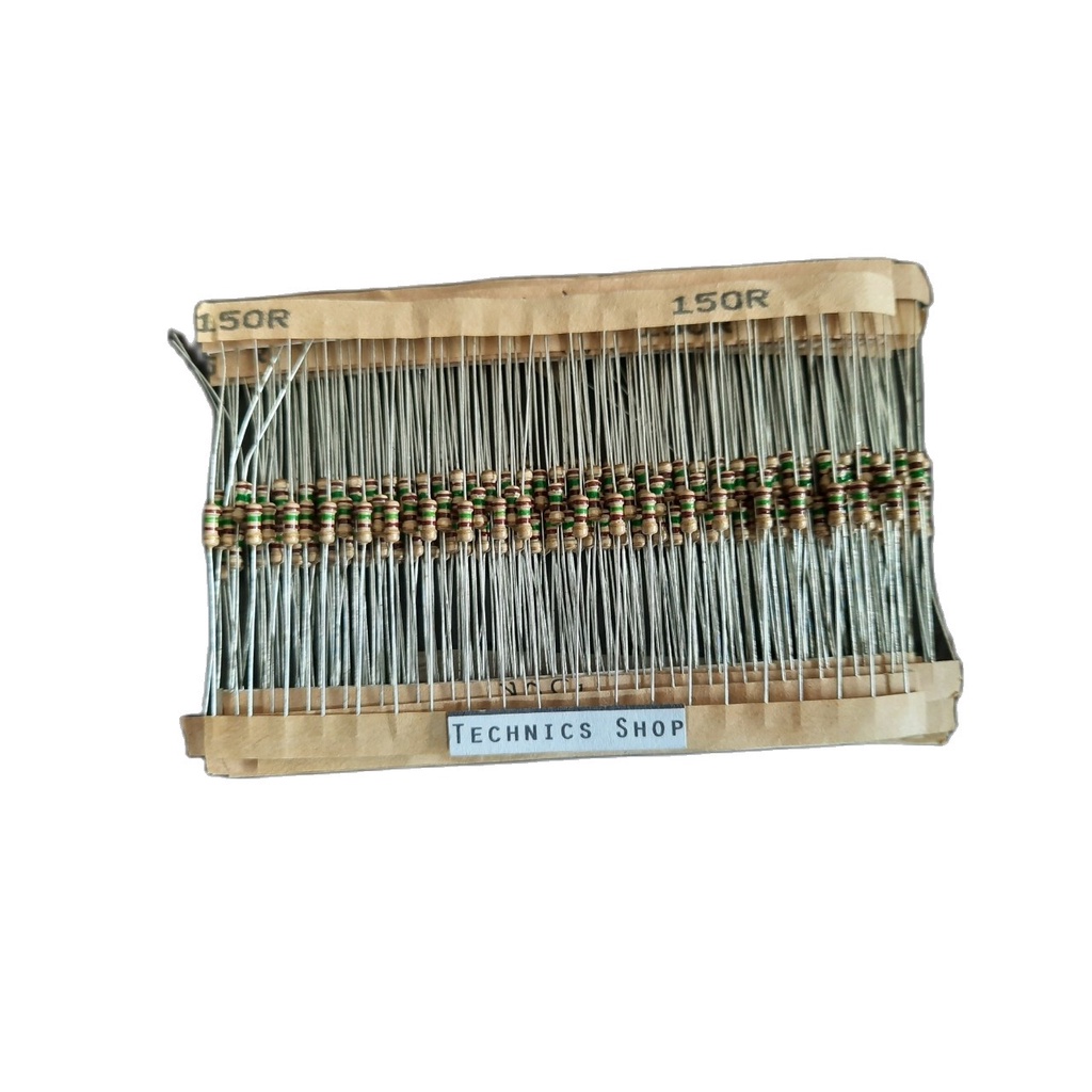 ตัวต้านทาน 150 โอห์ม 1/4W จำนวน 20 ตัว Resistor 150 Ohm 20 pcs.