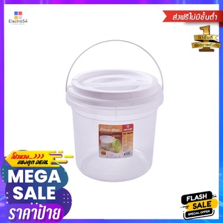 ถังข้าวสารพลาสติกตวง KEY WAY 7.5 กก. สีขาวPLASTIC RICE CONTAINER KEY WAY 7.5KG WHITE