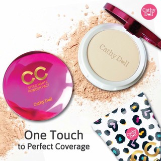 แป้งซีซีเคที่ดอลล์ Cathy Doll CC Speed White Powder Pact SPF 40PA+++ 12g.