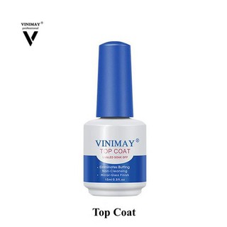 (ดีลสุดจึ้ง) Topcoat vinimayของแท้100% ท็อปแก้วเนื้อหนา ขนาด15ml