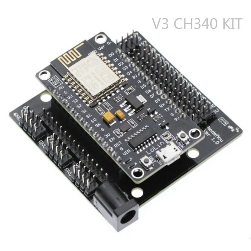 ราคาNode MCU บอร์ดโมดูลขยาย V 3 Ch 340 + โล่ Wifi Esp 8266 ESP-12E