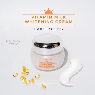 LABELYOUNG Vitamin Milk Whitening Cream ครีมหน้าสดจากเกาหลี