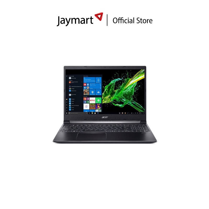 Acer Notebook Aspire 7 (A715-42G-R4BX) AMD Ryzen 5 5500U 8/512GB Black (รับประกันศูนย์ 1 ปี) By Jaym
