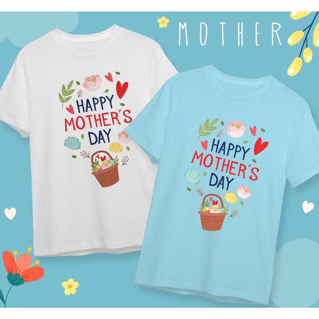 เสื้อวันแม่ เสื้อยืดวันแม่ Best Mom Happy Mother's Dayใส่สบาย ไม่ยืดไม่ย้วย