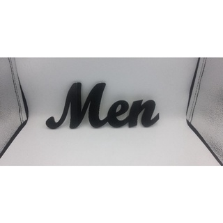 ป้ายห้องน้ำแยกอักษรอคริลิกmenและ อักษรอคริลิกwomen