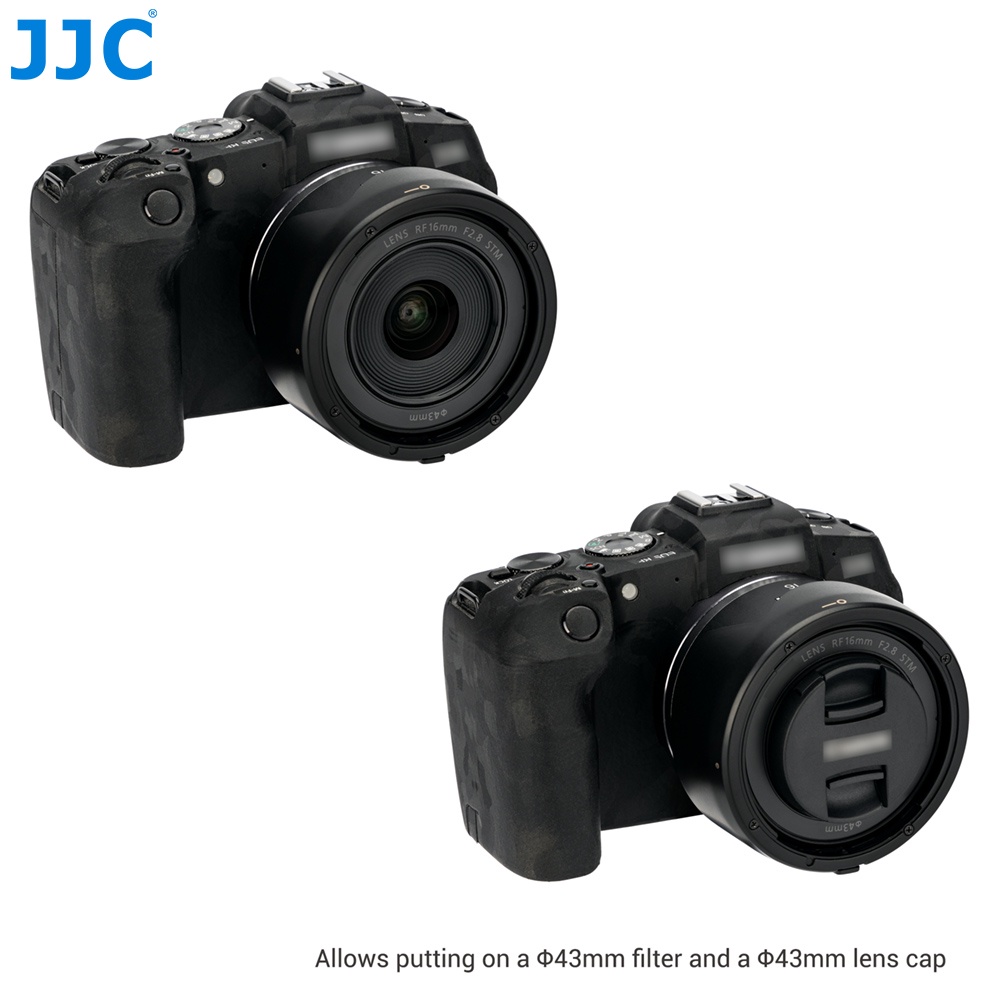JJC Lens Hood EW-65C ฝาครอบเลนส์กล้อง Canon RF 16mm F2.8 STM อุปกรณ์เสริมกล้อง LH-EW65C