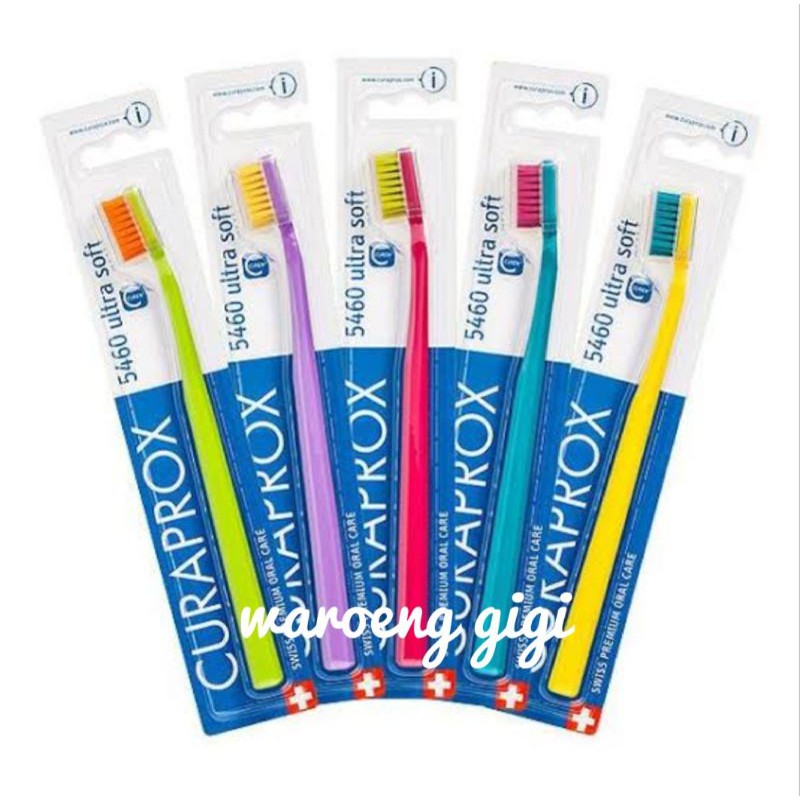 Curaprox 5460 Ultra Soft Swiss Premium แปรงสีฟันไมก้า บรรจุภัณฑ์)