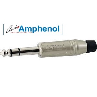 Amphenol ACPS-GN 1/4"  ปลั๊กโฟนสเตอริโอ สีเงิน