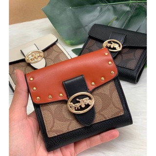 New arrival!! COACH GEORGIE SMALL WALLET IN SIGNATURE