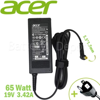 แหล่งขายและราคาAcer Adapter ของแท้ 19V/3.42A 65W หัวขนาด 5.5*1.7mm สายชาร์จ เอเซอร์ อะแดปเตอร์, สายชาร์จ Acerอาจถูกใจคุณ