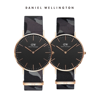 DanielWellington dwนาฬิกาดูผู้ชายและผู้หญิง ใหม่ลวงตาคู่ของตาราง