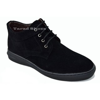 FASHION รองเท้าหนังผู้ชายหุ้มข้อ รุ่น MM931 (Black) ajzG