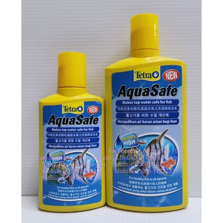 TETRA &gt; AquaSafe สารปรับสภาพน้ำที่สามารถเปลี่ยนน้ำประปา ให้เป็นน้ำที่เหมาะสมต่อการเลี้ยงปลา