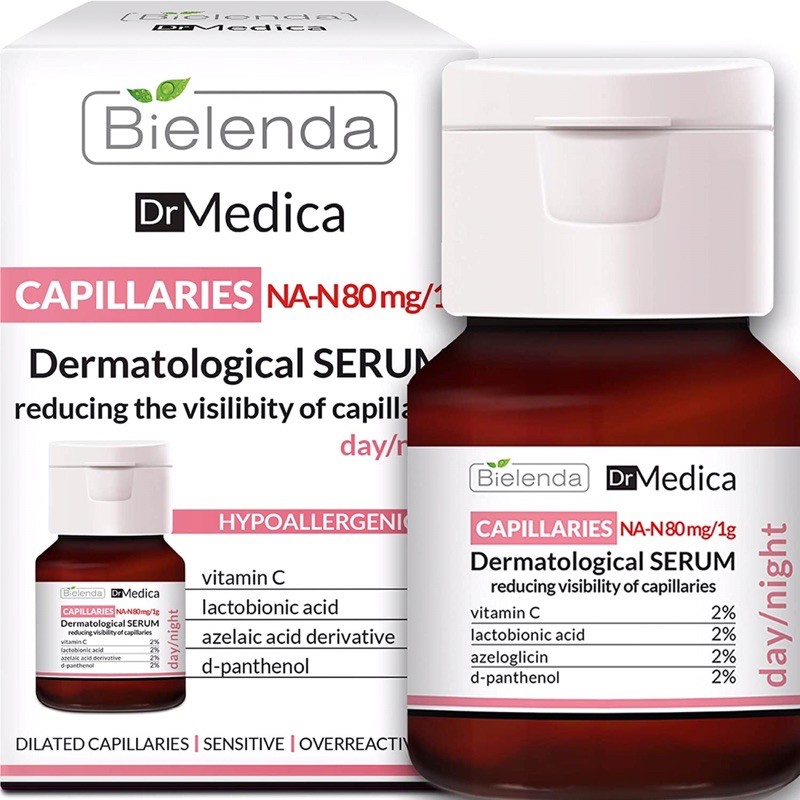 Bielenda Dr.Medica Dermatological Serum Capillaries #เซรั่มลดสิวอักเสบ #แก้ปัญหาเส้นเลือดฝอย ผิวอักเ