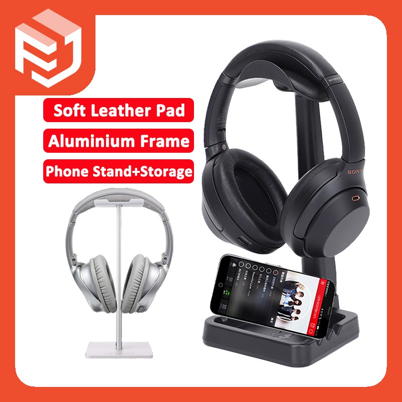 headset and phone stand