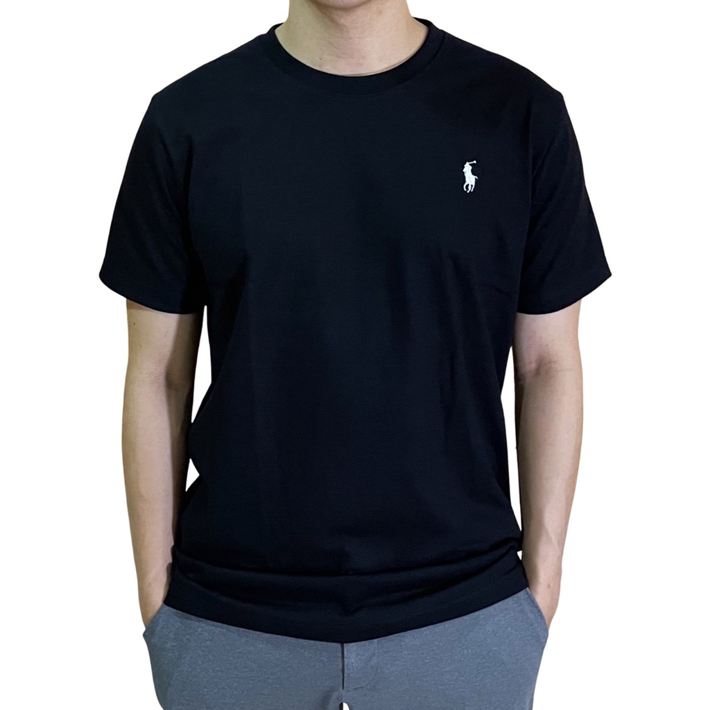 เสื้อคอกลมปักโลโก้ POLO ผ้าเนื้อคอตตอน 100% 3XL-5XL รอบอก 52" เนื้อผ้านุ่มมาก ไซส์ใหญ่ ผ้าไม่ย้วย ใส่ได้ทั้งชายและหญิง