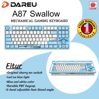 DAREU A87 Swallow คีย์บอร์ด (แบบมีสาย) รัปประกัน 1 ปี