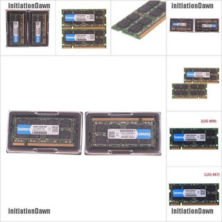 แรมหน่วยความจํา 2 gb ddr 2-6400 667 mhz 800 mhz สําหรับแล็ปท็อป 2 ชิ้น