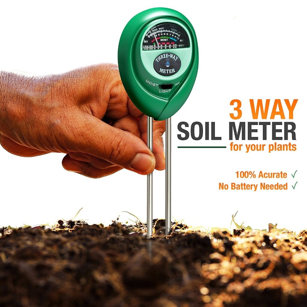 วัดน้ำ วัดปุ๋ย วัดความเค็ม เครื่องวัด pH meter เครื่องวัดความชื้นในดิน Soil Meter ec meter tds htc