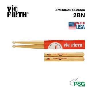 VIC FIRTH AMERICAN CLASSIC 2BN HICKORY - NYLON TIP ( ไม้กลอง )