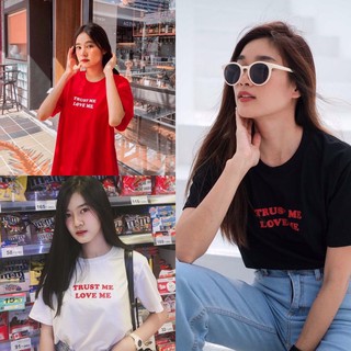 【Hot】29decem - เสื้อยืดลาย trust me love me